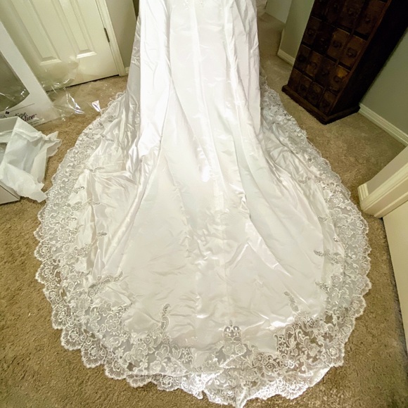 St. Patrick plus size wedding gown - Picture 4 of 6